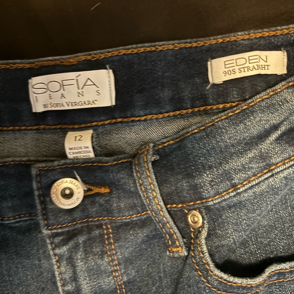 Denim studded jeans -sz 12